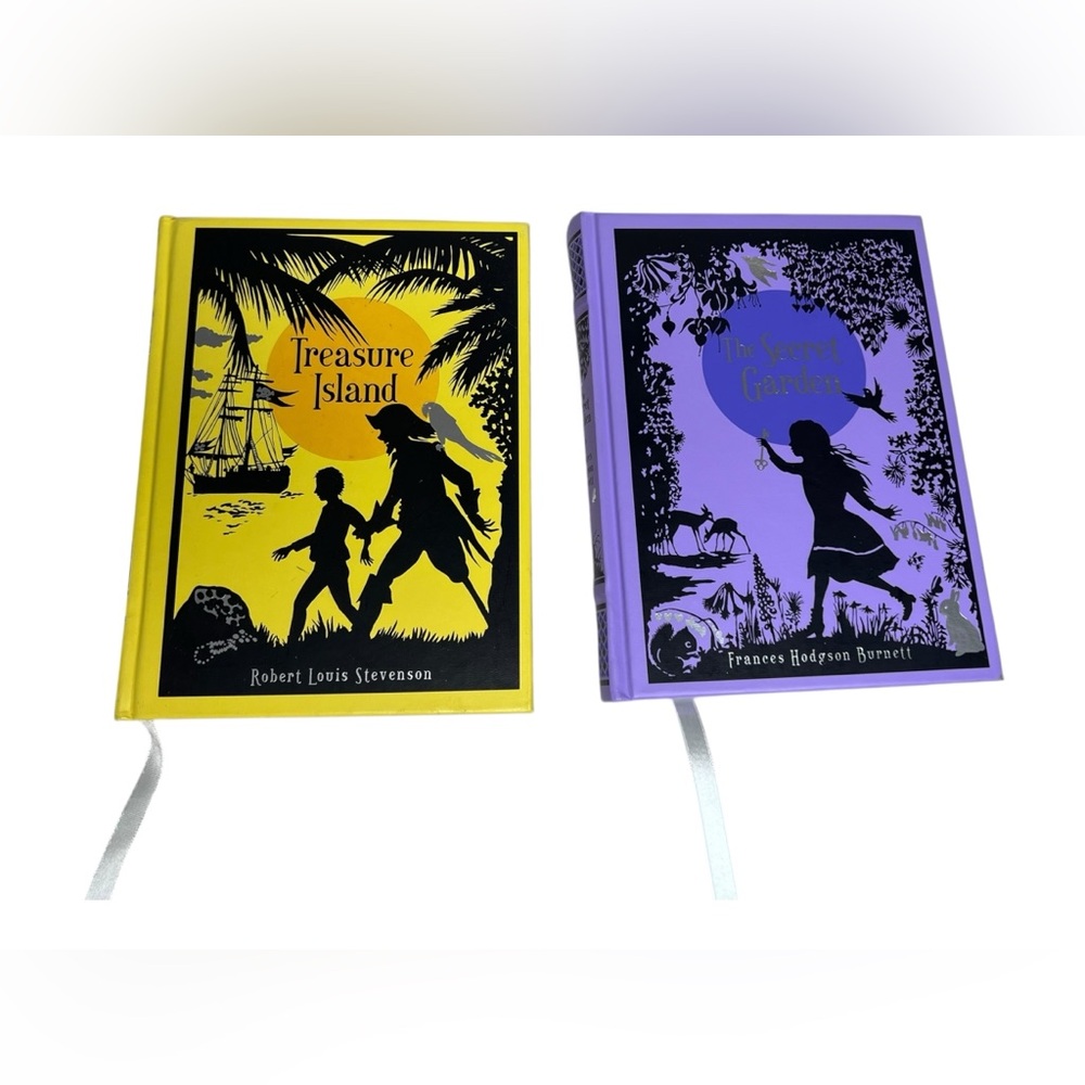 The Secret Garden & Treasure Island Barnes & Noble Leather Illustrated Hardcover
